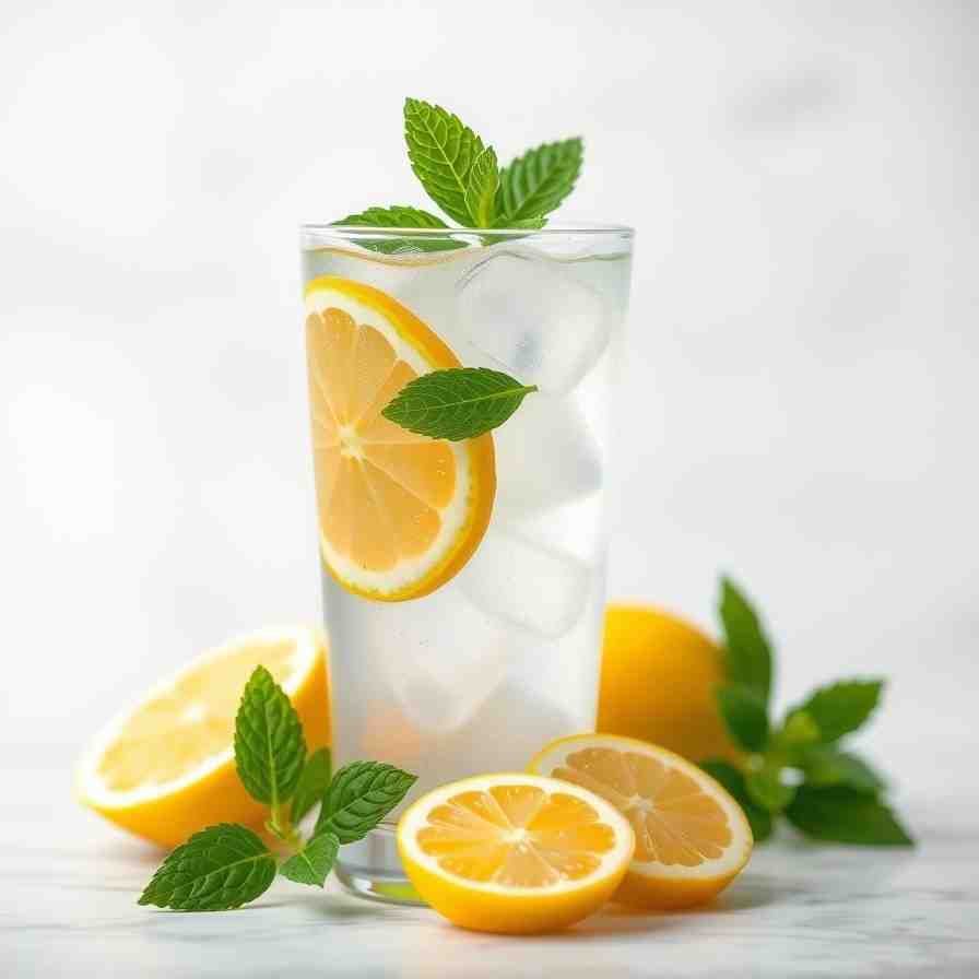 Lemon Mint Water - Ramadan Drink